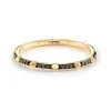 Kendra Scott Astrid 14k Yellow Gold Band Ring In Black Diamond