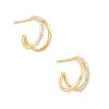 Kendra Scott Astrid 14k Yellow Gold Split Hoop Earrings In White Diamond -Earrings Bracelets Elegant Shop kendra scott fine astrid split hoop earrings 14k yellow gold white diamond 00 lg