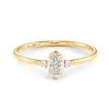 Kendra Scott Marisa 14k Yellow Gold Band Ring In White Diamond
