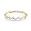 Kendra Scott Finley 14k Yellow Gold Band Ring In White Diamond