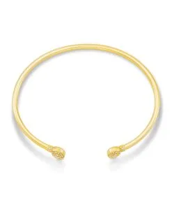 Kendra Scott Grayson Gold Cuff Bracelet In White Crystal -Earrings Bracelets Elegant Shop kendra scott grayson crystal cuff bracelet gold white crystal 01 lg