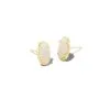 Kendra Scott Grayson Gold Stud Earrings In Iridescent Drusy -Earrings Bracelets Elegant Shop kendra scott grayson stud earrings gold iridescent drusy 00