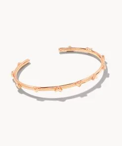 Kendra Scott Haven Heart Cuff Bracelet In Rose Gold