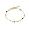 Kendra Scott Haven Heart Gold Chain Bracelet In Multi Mix