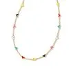 Kendra Scott Haven Heart Gold Strand Necklace In Multi Mix