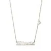 Kendra Scott Illinois Pendant Necklace In Sterling Silver -Earrings Bracelets Elegant Shop kendra scott illinois pendant necklace sterling silver 00 lg