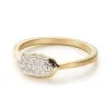 Kendra Scott Isa Ring In Pave Diamond And 14k Yellow Gold -Earrings Bracelets Elegant Shop kendra scott isa band ring 14k gold white diamond 00 lg