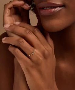 Kendra Scott Isabella 14k White Gold Band Ring In White Diamond -Earrings Bracelets Elegant Shop kendra scott isabella fine ring yellow 14kgold diamond 02 lg