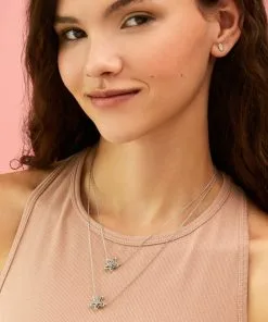 Kendra Scott Jae Star Silver Pendant Necklace In Platinum Drusy -Earrings Bracelets Elegant Shop kendra scott jae short pendant necklace rhodium platinum drusy