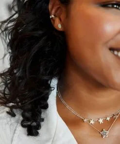 Kendra Scott Jae Star Choker Necklace In Gold -Earrings Bracelets Elegant Shop kendra scott jae star choker rhodium lg 02