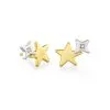 Kendra Scott Jae Star Ear Climber Earrings In Mixed Metal -Earrings Bracelets Elegant Shop kendra scott jae star climber earring mixed metal white cz 00 lg