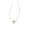 Kendra Scott Jae Gold Star Small Short Pendant Necklace In Ivory Mother-of-Pearl -Earrings Bracelets Elegant Shop kendra scott jae star small short pendant necklace gold ivory mother of pearl 00