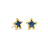 Kendra Scott Jae Star Gold Stud Earrings In Blue Drusy -Earrings Bracelets Elegant Shop kendra scott jae star stud earring gold blue drusy 00 lg