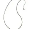 Kendra Scott Kassie Chain Necklace In Vintage Silver