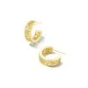 Kendra Scott Kelly Huggie Earrings In Gold