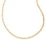Kendra Scott Larsan Gold Tennis Necklace In White Crystal -Earrings Bracelets Elegant Shop kendra scott larsan tennis necklace gold white cz 06