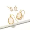 Kendra Scott Lee Gold Earring Set In Iridescent Drusy  -Earrings Bracelets Elegant Shop kendra scott lee earring set gold iridescent drusy 00