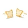 Kendra Scott Lillia Gold Stud Earrings In Iridescent Drusy -Earrings Bracelets Elegant Shop kendra scott lillia stud earrings gold iridescent drusy 00