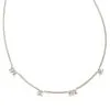Kendra Scott Mama Script Strand Necklace In Silver
