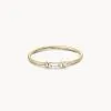 Kendra Scott Maria 14k Yellow Gold Band Ring In White Diamond