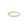 Kendra Scott Marilyn 14k Yellow Gold Full Eternity Band Ring In White Diamond, .5ct