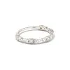 Kendra Scott Melanie 14k White Gold Band Ring In White Diamond -Earrings Bracelets Elegant Shop kendra scott melanie band ring 14k white gold white diamond 00