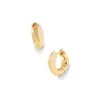Kendra Scott Mikki Metal Huggie Earrings In Gold -Earrings Bracelets Elegant Shop kendra scott mikki metal huggie earrings gold 00