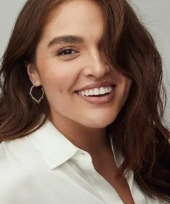 Kendra Scott Miku Hoop Earrings In Rose Gold -Earrings Bracelets Elegant Shop kendra scott miku earring gold 02 lg