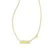 Kendra Scott Mrs. Pendant Necklace In Gold -Earrings Bracelets Elegant Shop kendra scott mrs pendant necklace gold 00