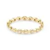 Kendra Scott Nicolette 14k Yellow Gold Band Ring In White Diamond