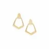 Kendra Scott Paxton Hoop Earrings In Gold
