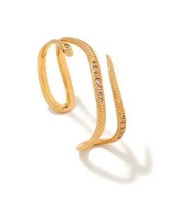 Kendra Scott Phoenix Cuff Bracelet In Vintage Gold -Earrings Bracelets Elegant Shop kendra scott phoenix cuff bracelet vintage gold 01