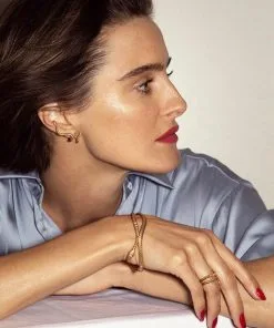 Kendra Scott Phoenix Ear Climber Earrings In Vintage Gold -Earrings Bracelets Elegant Shop kendra scott phoenix ear climber vintage gold 02 lg