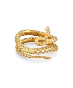 Kendra Scott Phoenix Wrap Ring In Vintage Gold