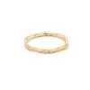 Kendra Scott Posey 14k Yellow Gold Band Ring In White Diamonds