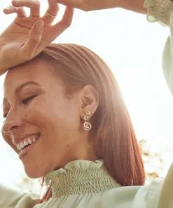 Kendra Scott Presleigh Love Knot Stud Earrings In Gold -Earrings Bracelets Elegant Shop kendra scott presleigh stud earring lg lg