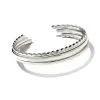 Kendra Scott Quinn Cuff Bracelets Set Of 3 In Silver