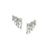 Kendra Scott Quinn Ear Climber Earrings In Silver -Earrings Bracelets Elegant Shop kendra scott quinn ear climbers rhodium 00