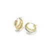 Kendra Scott Quinn Huggie Earrings In Mixed Metal -Earrings Bracelets Elegant Shop kendra scott quinn huggie earrings mixed metal 00