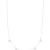 Kendra Scott Shannon 14k White Gold Collar Necklace In White Diamond