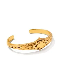 Kendra Scott Shiva Cuff Bracelet In Vintage Gold
