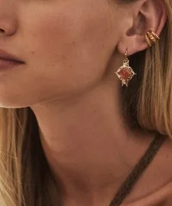 Kendra Scott Shiva Vintage Gold Ear Cuff -Earrings Bracelets Elegant Shop kendra scott shiva ear cuff vintage gold vintage gold 2