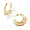 Kendra Scott Shiva Hoop Earrings In Vintage Gold -Earrings Bracelets Elegant Shop kendra scott shiva hoop earrings vintage gold 00