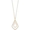 Kendra Scott Simon Long Pendant Necklace In Rose Gold -Earrings Bracelets Elegant Shop kendra scott simon pendant necklace rose gold na brass 00 lg
