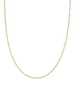 Kendra Scott 18 Inch Single Satellite Chain Necklace In Mixed Metal