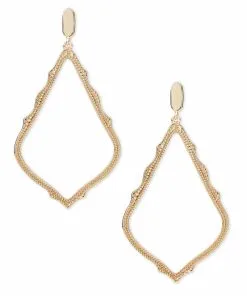 Kendra Scott Sophee Clip On Drop Earrings In Gold