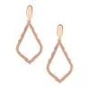 Kendra Scott Sophia Clip On Drop Earrings In Rose Gold -Earrings Bracelets Elegant Shop kendra scott sophia earring rose gold na 00 lg