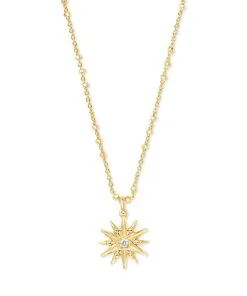Kendra Scott Star Charm Pendant Necklace In Gold