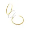 Kendra Scott Sylvie Hoop Earrings In Gold -Earrings Bracelets Elegant Shop kendra scott sylvie hoop earrings gold 00