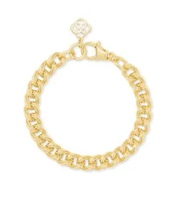 Kendra Scott Vincent Chain Bracelet In Gold